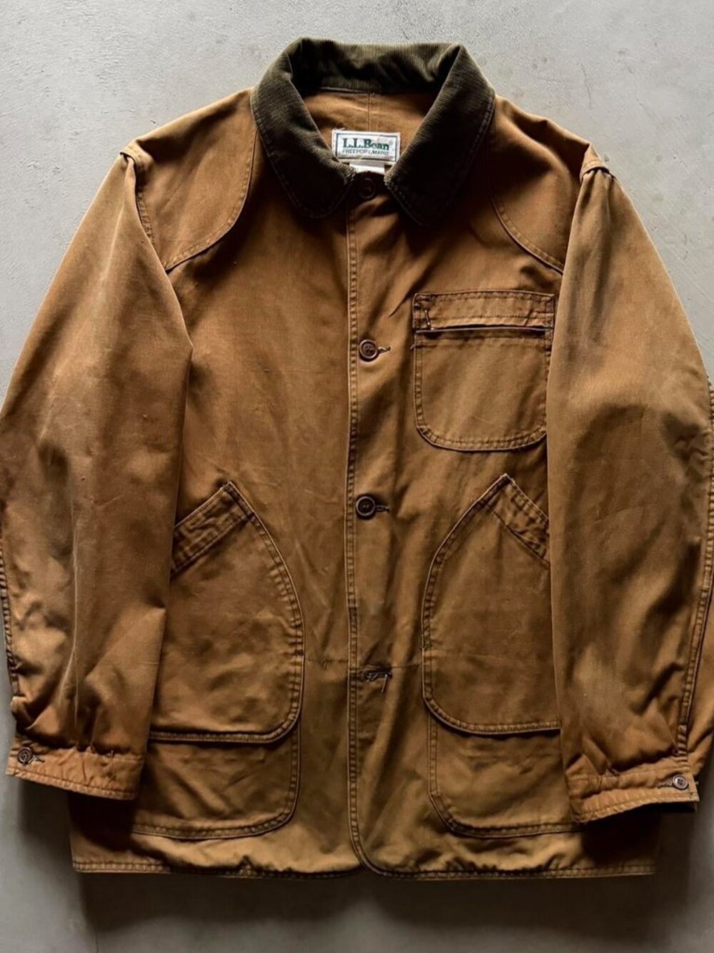 vintage 90s LL bean duck canvas chore coat - Picture 1 of 4